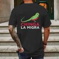 El Quetzal Dice Que Chinga La Migra Mens Back Print T-shirt Gifts for Men