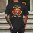 Elect A Clown Expect A Circus Beauty Mens Back Print T-shirt Gifts for Men