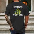 Electro Welding For Men Funny Welder Mens Back Print T-shirt Gifts for Men