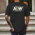 All Elite Aew Wrestling Aew LogoShirt Mens Back Print T-shirt Gifts for Men