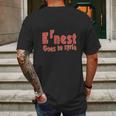 Ernest Goes To Syria Mens Back Print T-shirt Gifts for Men