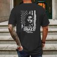 Escape From New York Snake Flag Mens Back Print T-shirt Gifts for Men