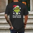 Even Smoked All The Who Hash Mens Back Print T-shirt Gifts for Men