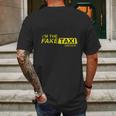 Im The Fake Taxi Driver Shirt Mens Back Print T-shirt Gifts for Men