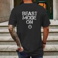 Fitness Beast Model Mens Back Print T-shirt Gifts for Men