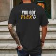 You Got Flexd Package Delivery Driver Flex Swagazon Mens Back Print T-shirt Gifts for Men