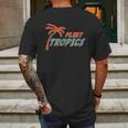 Flint Tropics Funny Mens Back Print T-shirt Gifts for Men