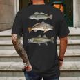 Florida Slam Fishing Mens Back Print T-shirt Gifts for Men