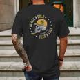 Football Fans Black And Gold Mens Back Print T-shirt Gifts for Men