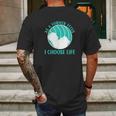 As A Former Fetus I Choose Life Mens Back Print T-shirt Gifts for Men