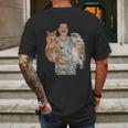 Freddie Mercury Hug Cats Mens Back Print T-shirt Gifts for Men