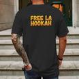 Free La Hookah Mens Back Print T-shirt Gifts for Men