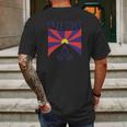 Free Tibet Shirt Mens Back Print T-shirt Gifts for Men