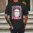 Frida Kahlo Portrait Graphic Mens Back Print T-shirt Gifts for Men