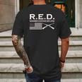 On Fridays We Wear Red Rmember Everyone Deployed Mens Back Print T-shirt Gifts for Men