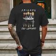 Friends Def Leppard Reflection Water Mirror Mens Back Print T-shirt Gifts for Men