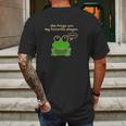 Frog Passover Plague Mens Back Print T-shirt Gifts for Men