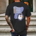 Frosty The Snowman Mens Back Print T-shirt Gifts for Men