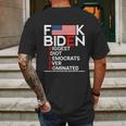 Fuck Biden Biggest Idiot Ever Mens Back Print T-shirt Gifts for Men