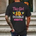 Funny 10Th Birthday Gift This Girl Is Now 10 Double Digit Gift Mens Back Print T-shirt Gifts for Men