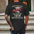 Funny 2020 Graduating Class Boston College University Retro Mens Back Print T-shirt Gifts for Men