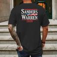 Funny Bernie Sanders Elizabeth Warren 2020 Mens Back Print T-shirt Gifts for Men