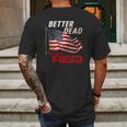 Funny Better Dead Than Red Cool Anti-Communist Us Flag Gift Mens Back Print T-shirt Gifts for Men