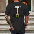 Funny Daddy Dwarf Elf Halloween Costume Mens Back Print T-shirt Gifts for Men