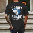 Funny Daddy Shark Doo Dad Birthday Gifts Mens Back Print T-shirt Gifts for Men