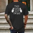 Funny Fathers Day 2018 This Papa Got Swag Mens Back Print T-shirt Gifts for Men