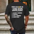 Funny Four Seasons In Laguna Beach Hot Summer 2020 Mens Back Print T-shirt Gifts for Men