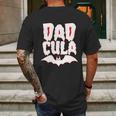 Funny Halloween Cute Halloween Dadcula Dracula Mens Back Print T-shirt Gifts for Men