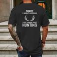 Funny Huntin Gift Rifle Deer Hunters Mens Back Print T-shirt Gifts for Men