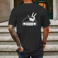 Funny The Jeep Wave Mens Back Print T-shirt Gifts for Men