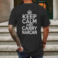 Funny Keep Calm And Carry Narcan Ems First Responder Mens Back Print T-shirt Gifts for Men