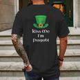 Funny Kiss Me Im Punjabi For St Patricks Day Mens Back Print T-shirt Gifts for Men