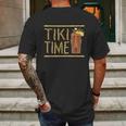 Funny Retro Tiki Bar Mens Back Print T-shirt Gifts for Men