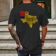 Funny Vintage Texas Logo Mens Back Print T-shirt Gifts for Men