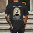 Game Of Bones Snoopy Tshirt Mens Back Print T-shirt Gifts for Men