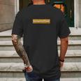 Georgenotfound Gold Embroidered Mens Back Print T-shirt Gifts for Men