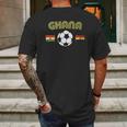 Ghana Soccer Love Ghanaian Football Pride Mens Back Print T-shirt Gifts for Men