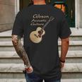 Gibson AcousticShirt Mens Back Print T-shirt Gifts for Men