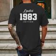 Gift For 38 Years Old 1983 Limited Edition 38Th Birthday Mens Back Print T-shirt Gifts for Men