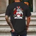 Gilbert Family Crest Coat Of Arms British Family Crests Mens Back Print T-shirt Gifts for Men