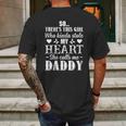 This Girl Who Kinda Stole My Heart She Calls Me Daddy Pullover Mens Back Print T-shirt Gifts for Men