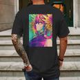 Girl Retro 80S Japanese Aesthetic Mens Back Print T-shirt Gifts for Men