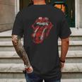 Girls Rolling Stones Distressed Tongue Mens Back Print T-shirt Gifts for Men