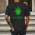 Go Green WeedShirt - Vape Nation - Marijuana Leaf 420 Mens Back Print T-shirt Gifts for Men