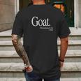 Goat Ali Quote Mens Back Print T-shirt Gifts for Men