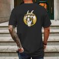 Goat Logo Mens Back Print T-shirt Gifts for Men